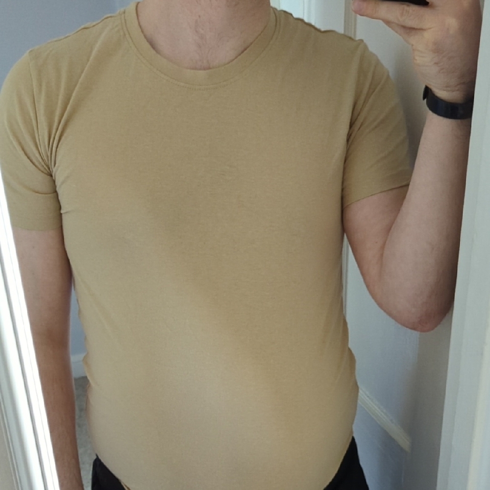 Tan Short Sleeve T-Shirt